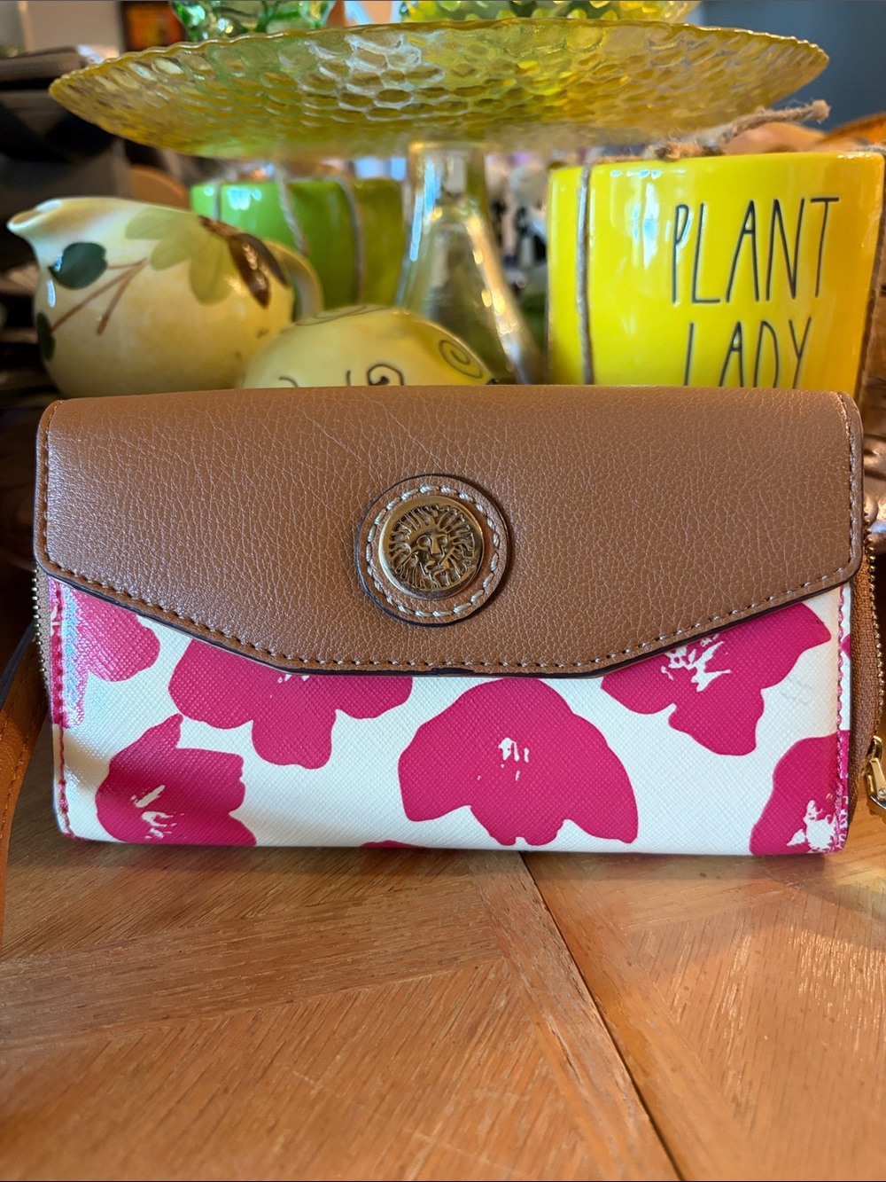 Anne Klein Women's Wristlet - Signature Medallion